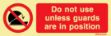 Prohibition, symbol with compl text, white vinyl, 